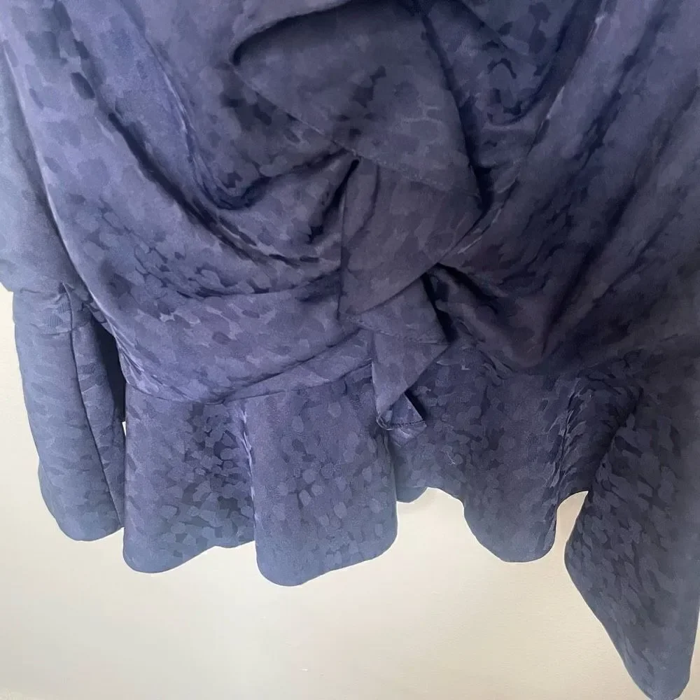 Astr Front Ruffle Mini Dress